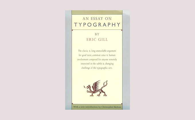 An Essay on Typography book cover