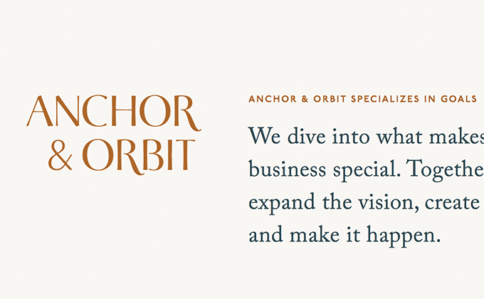 Anchor & Orbit