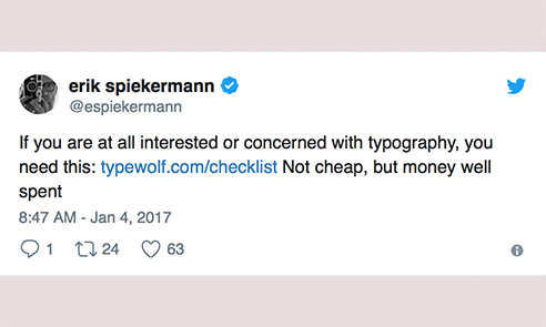 Flawless Typography Checklist