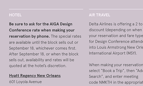 AIGA Design Conference