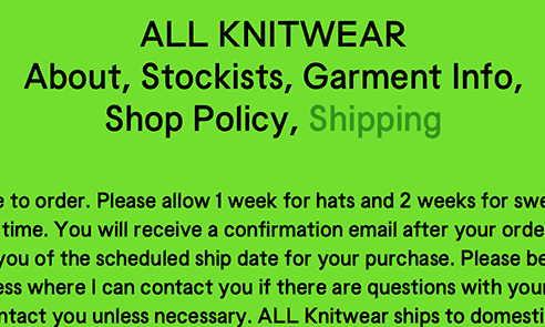 ALL Knitwear