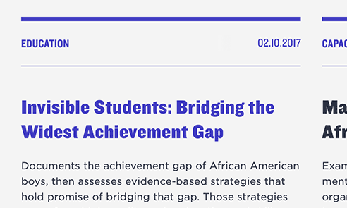 Campaign for Black Male Achievement