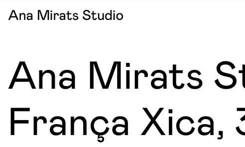 Ana Mirats Studio