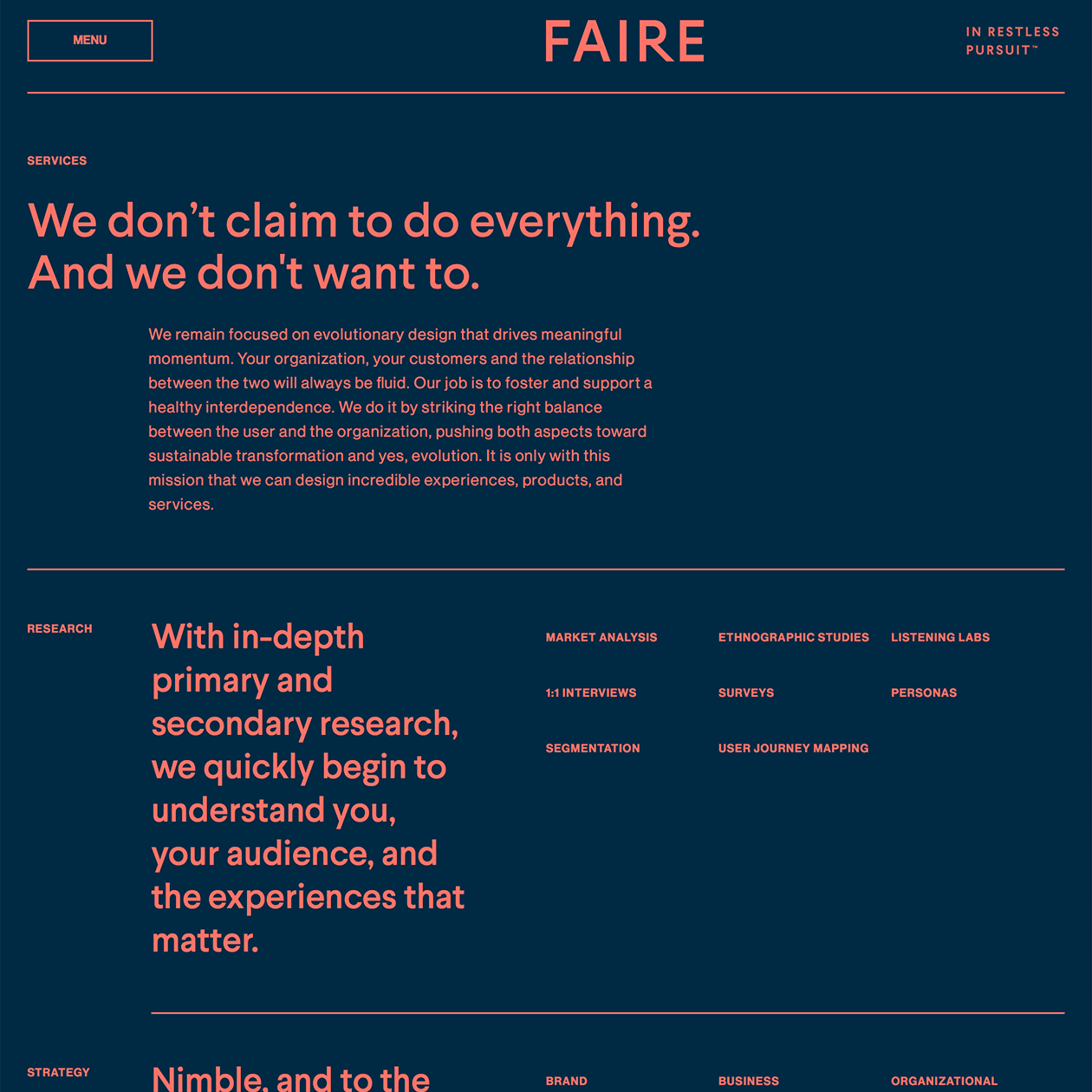 Fonts Used:         Larsseit,         Neue Haas Grotesk · Typewolf Typography Inspiration