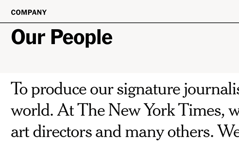 The New York Times Company