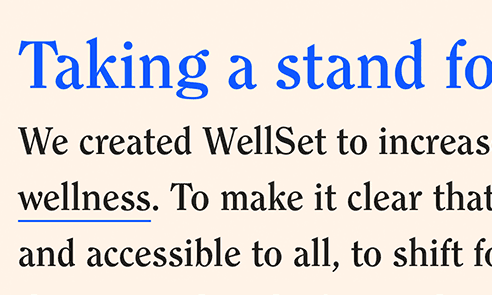 WellSet