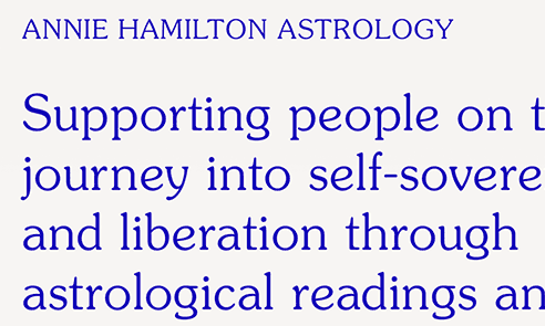 Annie Hamilton Astrology