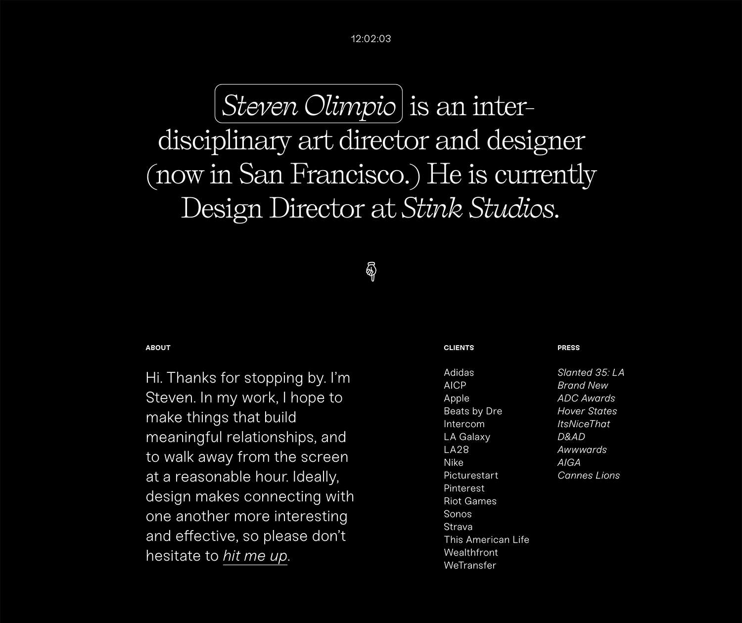 Fonts Used:         Self Modern,         Sneak · Typewolf Typography Inspiration