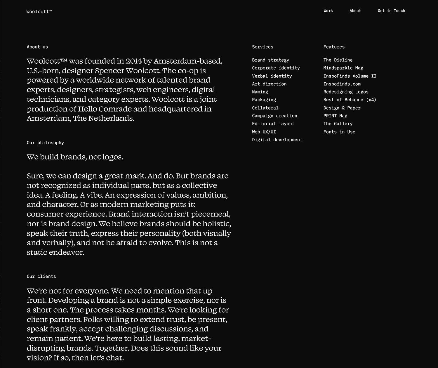 Fonts Used:         Swear,         IBM Plex Mono · Typewolf Typography Inspiration