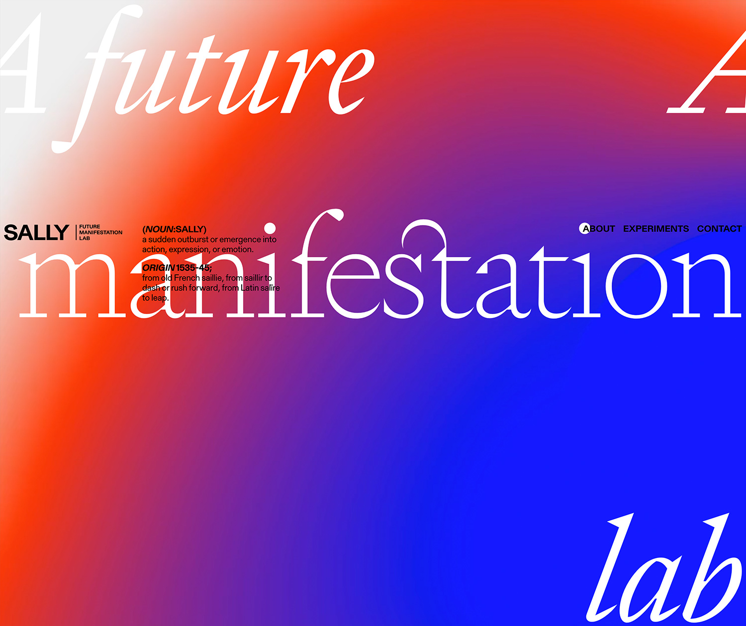 Fonts Used:         Signifier,         Programm · Typewolf Typography Inspiration
